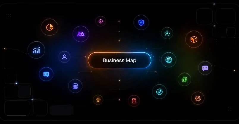 Business map visual