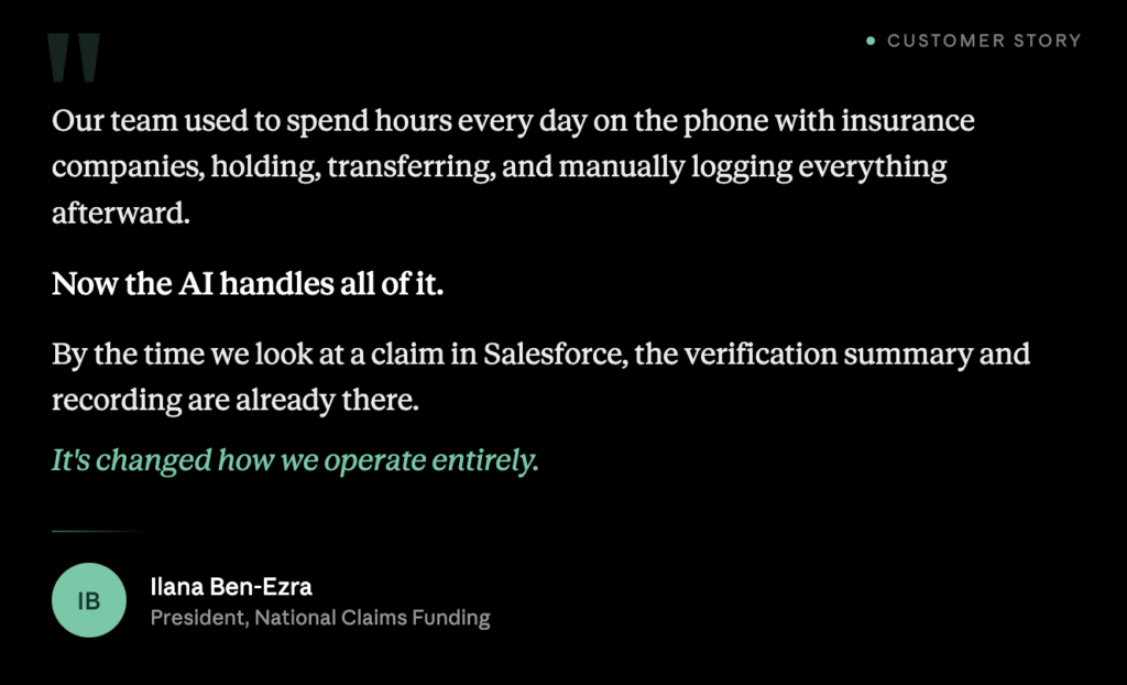 Testimonial from National Claims Funding