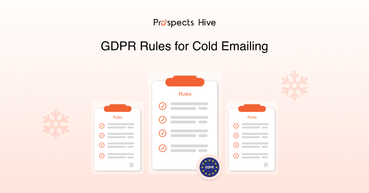 GDPR rules for Cold Emailing